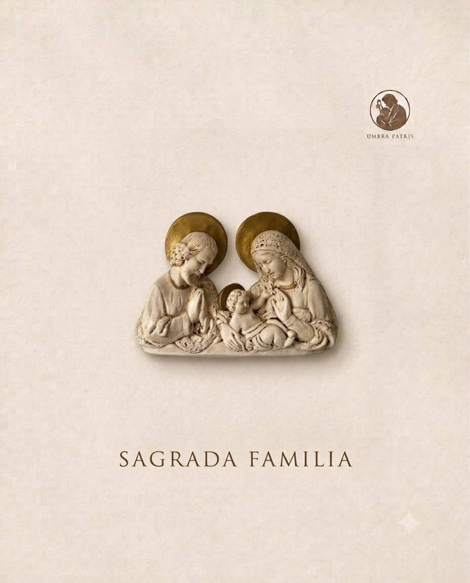 Imagen de la Sagrada Familia en yeso